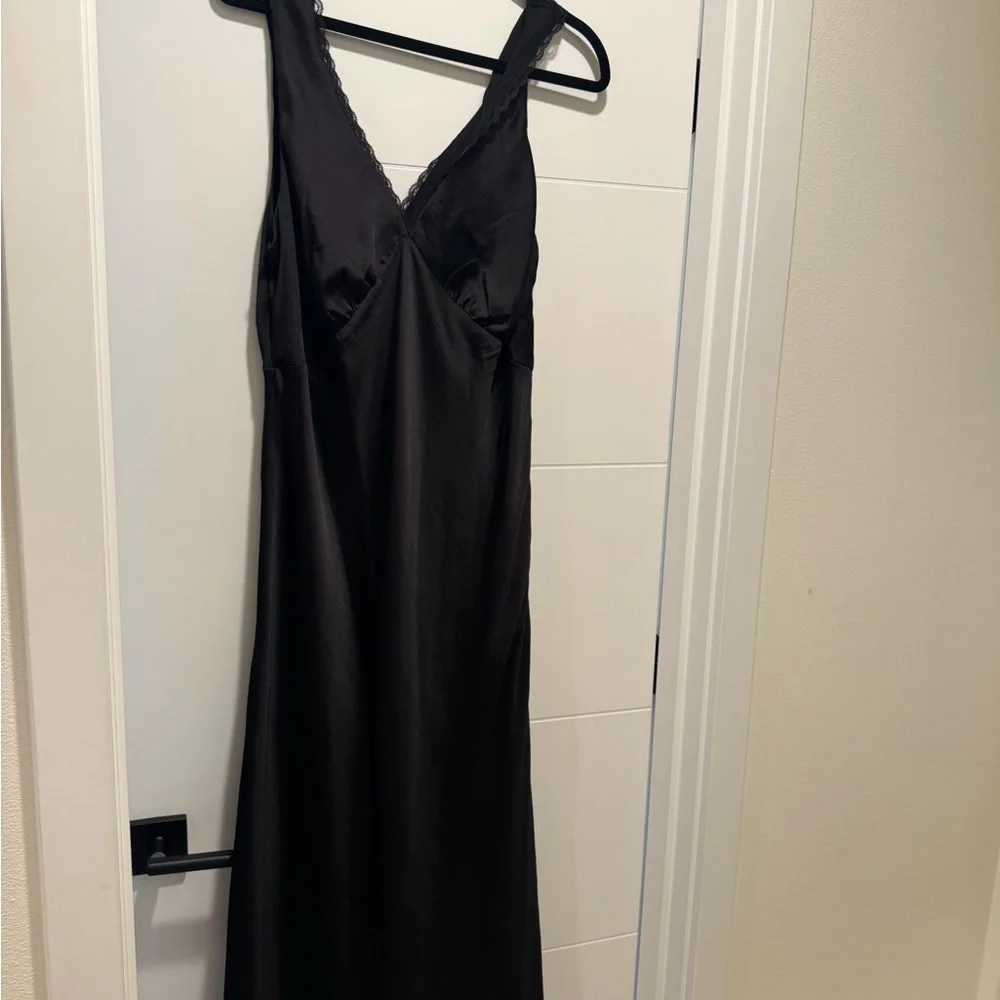 American Eagle Outfitters - Black Slip Dress - Sz XL - Picture 3 of 5